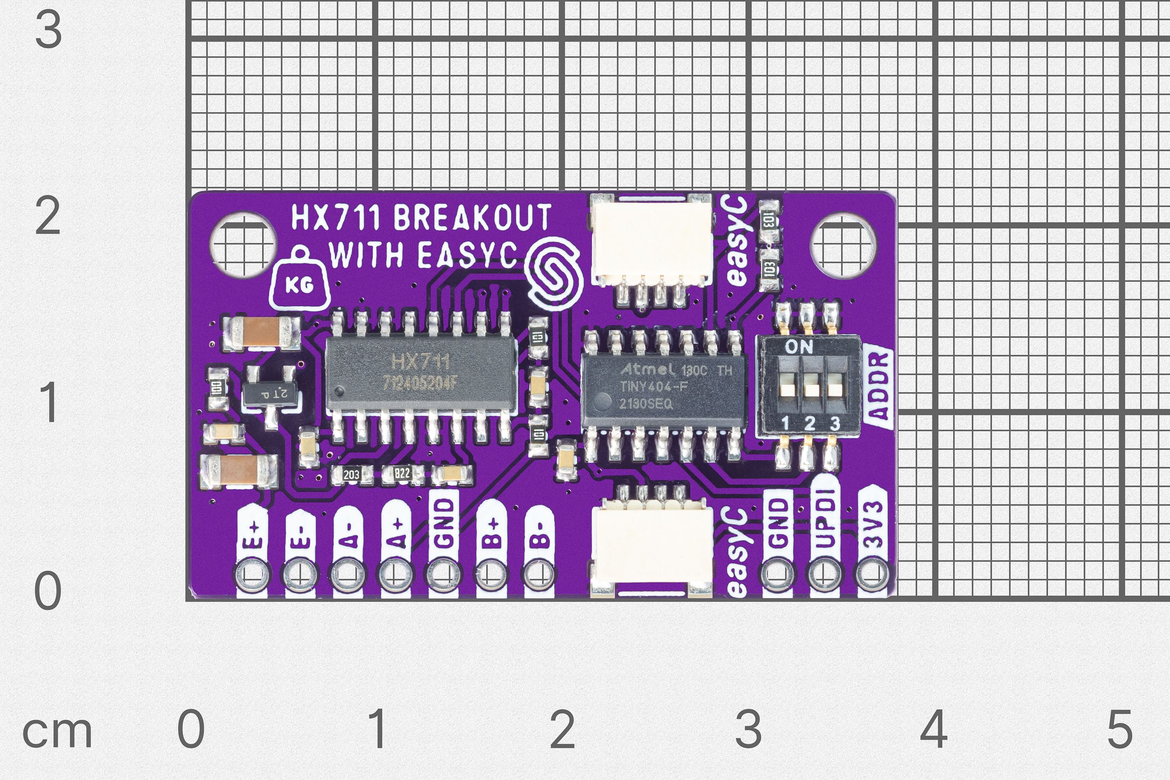 Load-cell amplifier HX711 with easyC-easyC