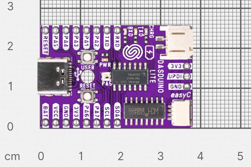 Dasduino LITE (ATTiny1604)-Dasduino & Arduino