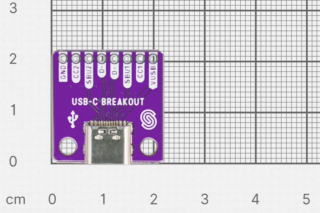 USB-C female connector breakout-Actuators