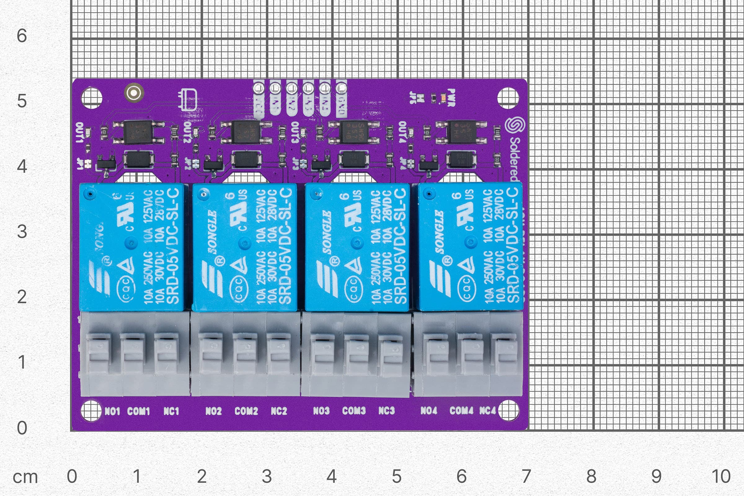 4-channel relay board-Actuators
