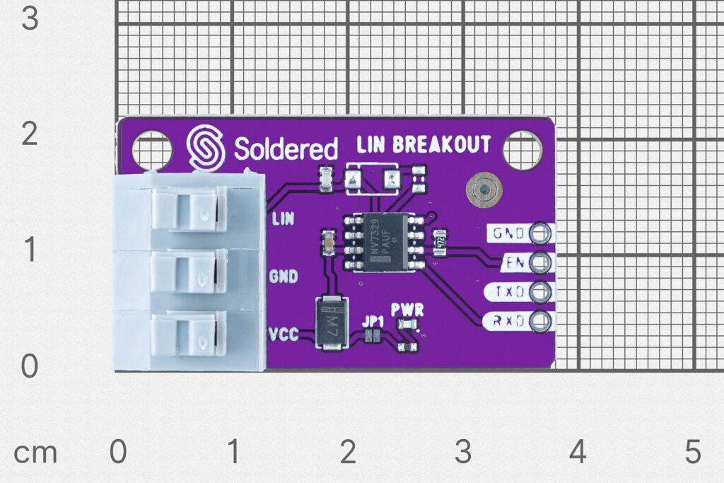LIN Transceiver NCV7329 MASTER-Komunikacija