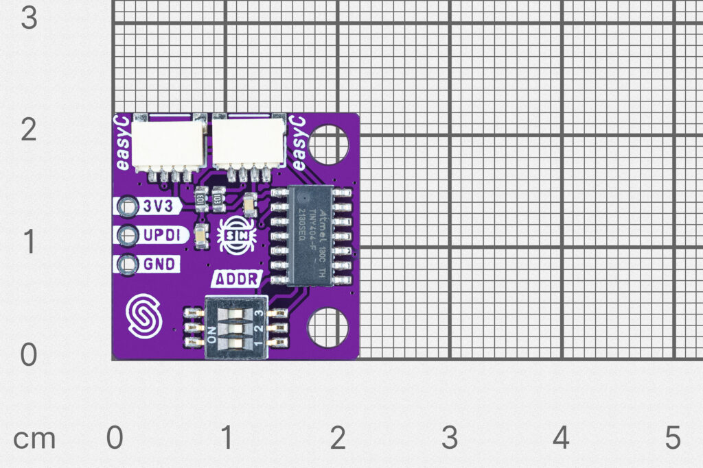 Hall effect sensor breakout with analog output & easyC-Sensors