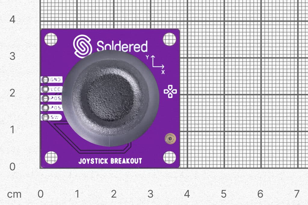 Joystick 2-axis with pushbutton breakout-Input devices