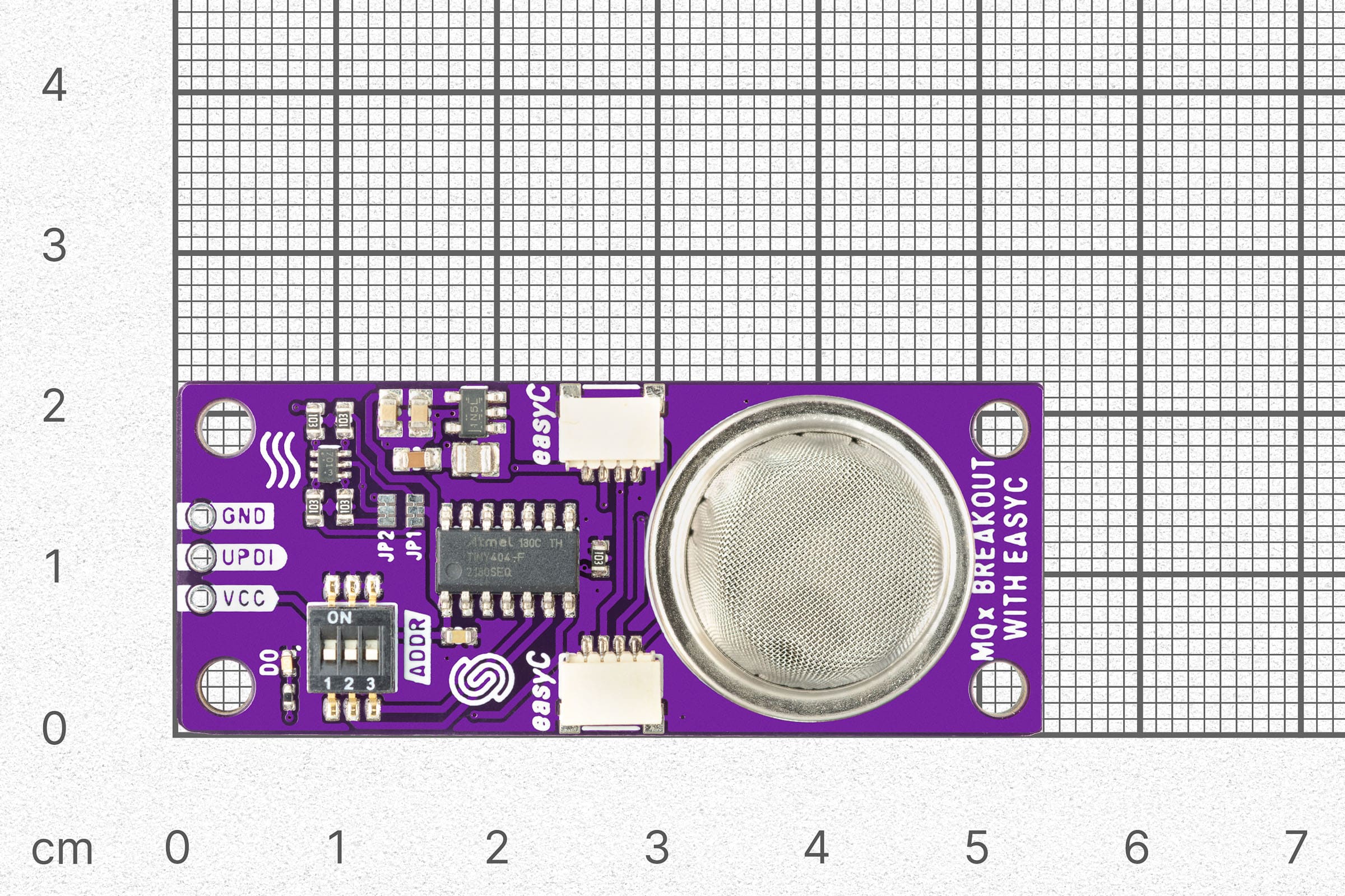 Hydrogen sensor MQ8 breakout with easyC-easyC
