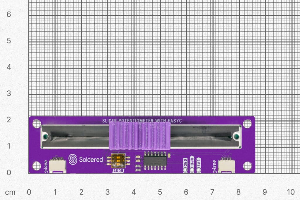 Slider potentiometer breakout with easyC-easyC