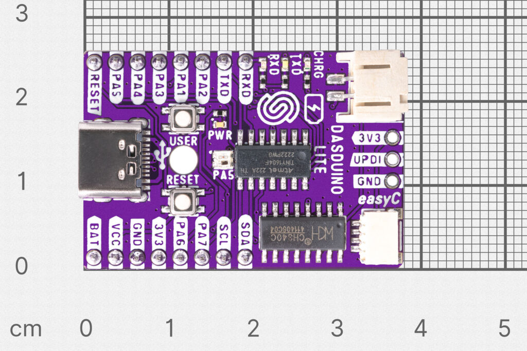 Dasduino LITE (ATTiny1604)-Dasduino (Arduino-compatible)