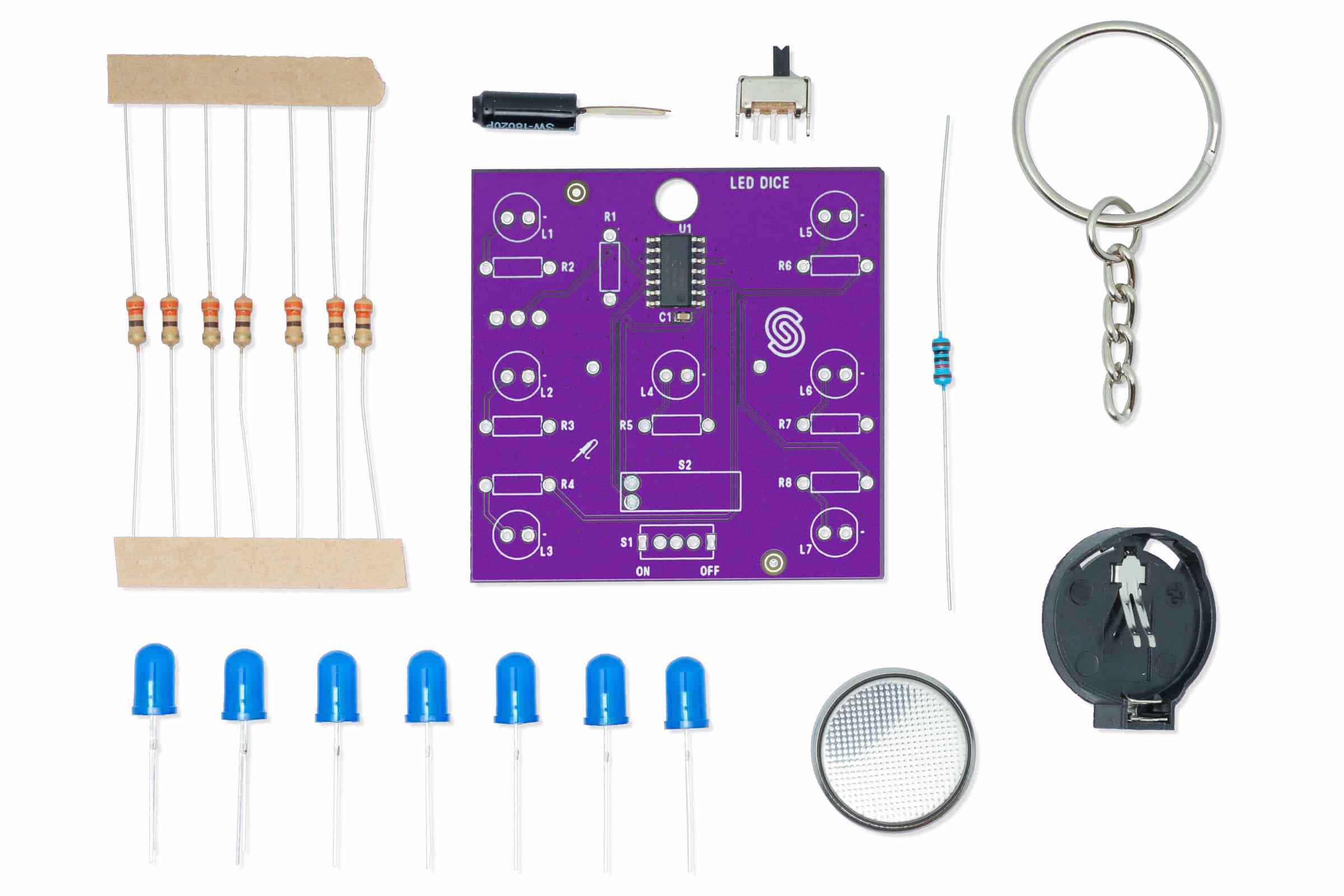 Löten Lernpaket "LED-Würfel"-Soldering kits