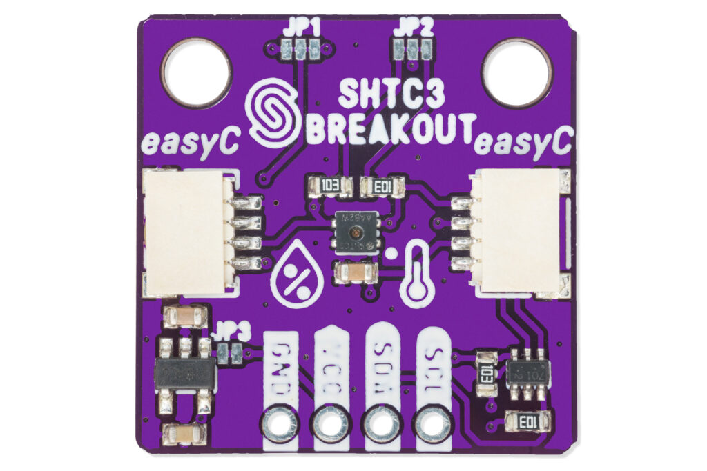 Temperature and humidity sensor SHTC3 breakout-easyC ecosystem