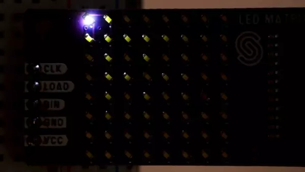 8x8 LED-Matrix weiß MAX7219-Aktuatoren