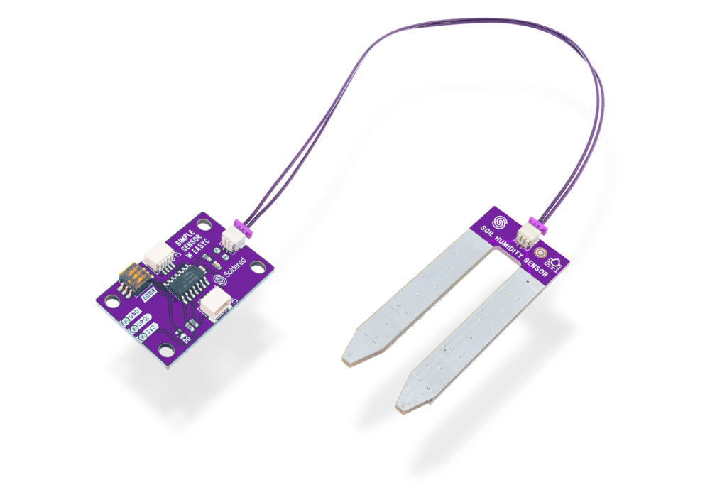 Simple soil humidity sensor board with easyC-easyC ecosystem