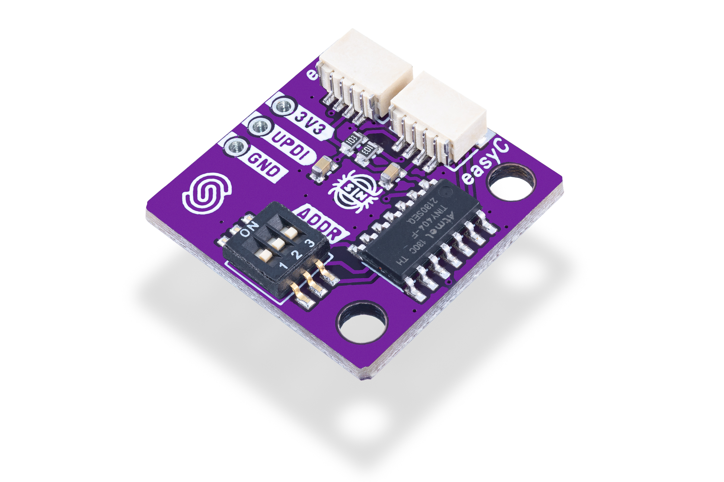 Hall effect sensor breakout with analog output & easyC