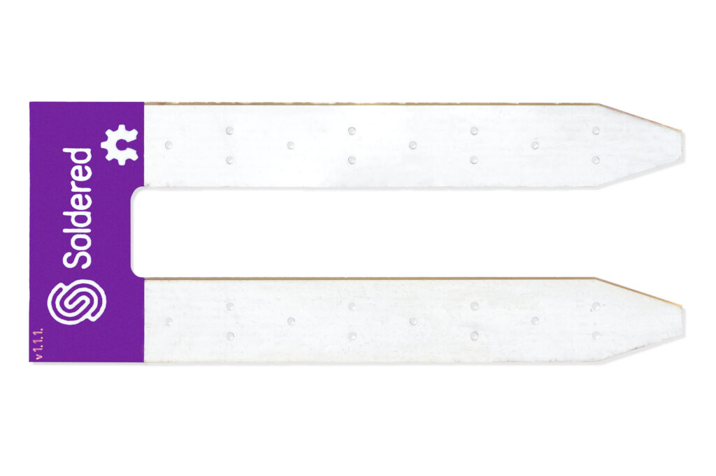 Simple soil humidity sensor board with easyC-easyC ecosystem