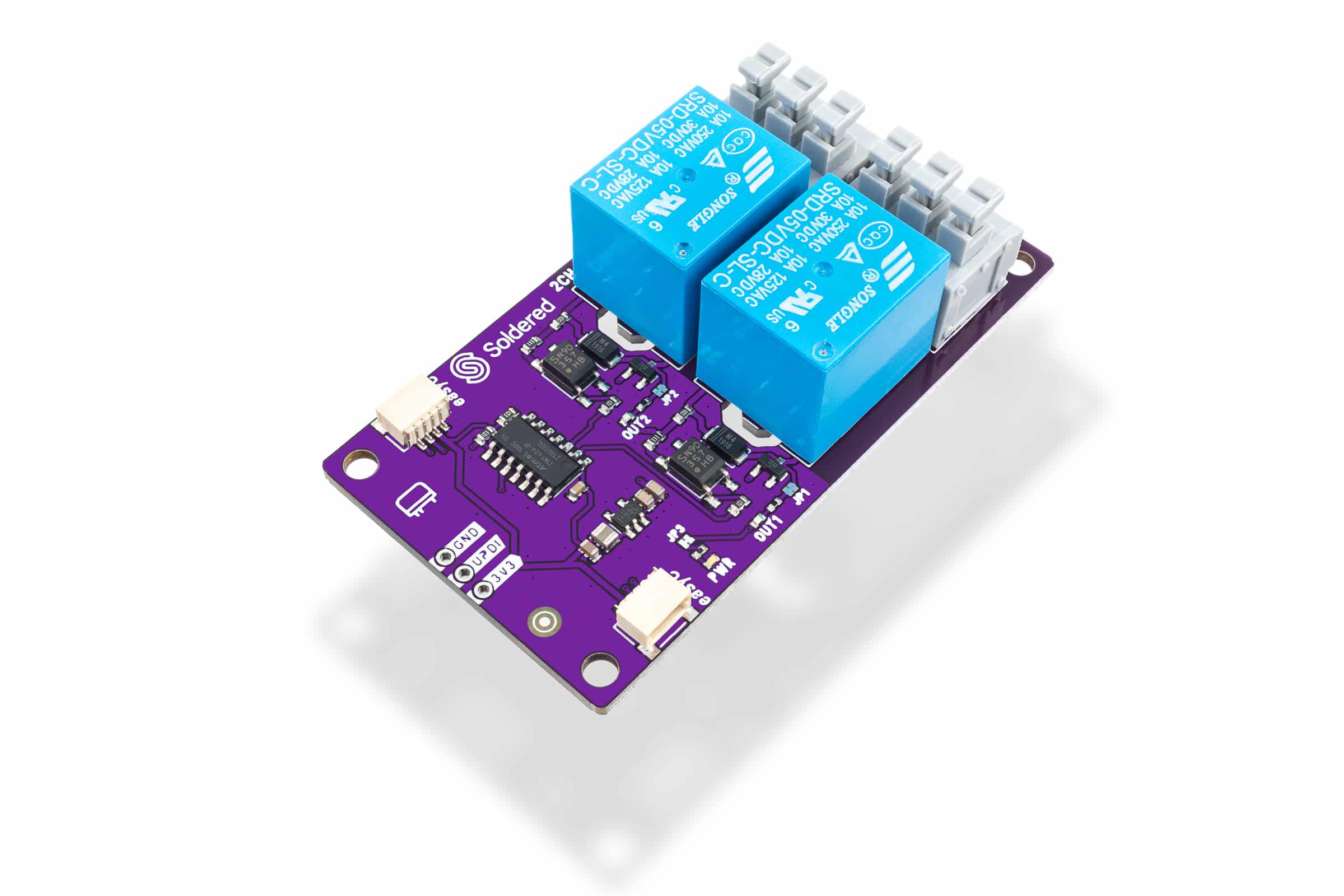 2-channel relay board with easyC