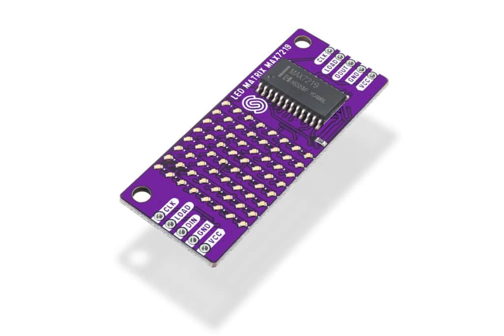 8x8 LED-Matrix violett MAX7219-Aktuatoren