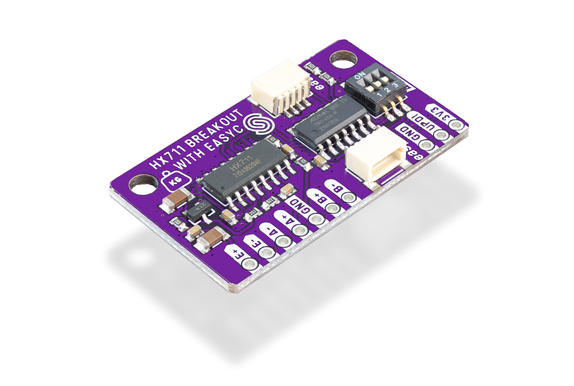 Load-cell amplifier HX711 with easyC