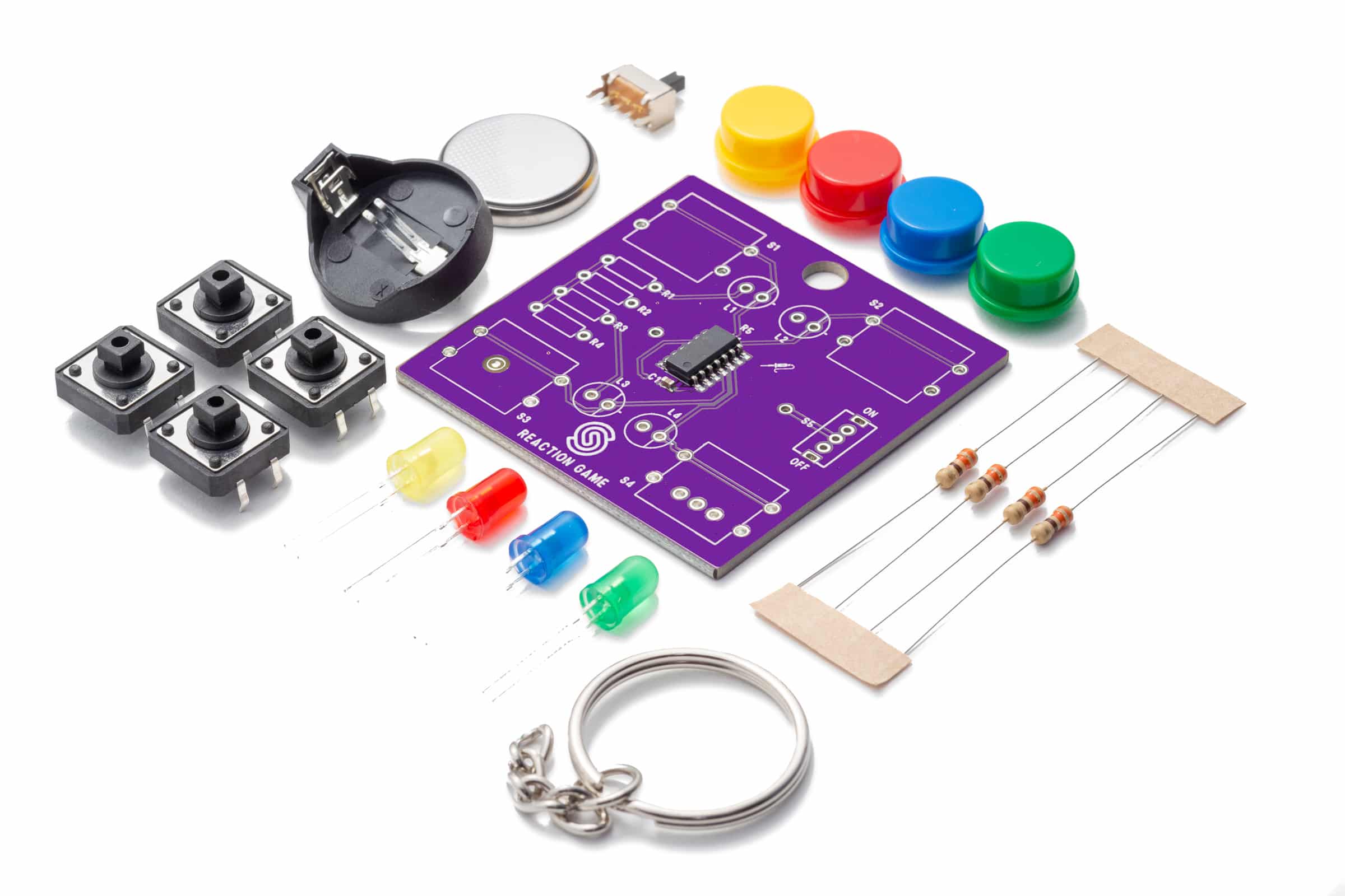 Löten Lernpaket "Reaction game"-Soldering kits