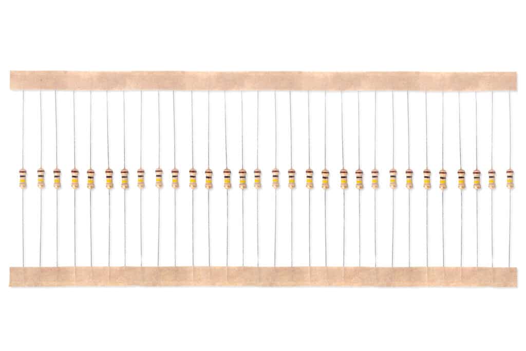 30x 100kohm resistor 5% 1/4W-Components
