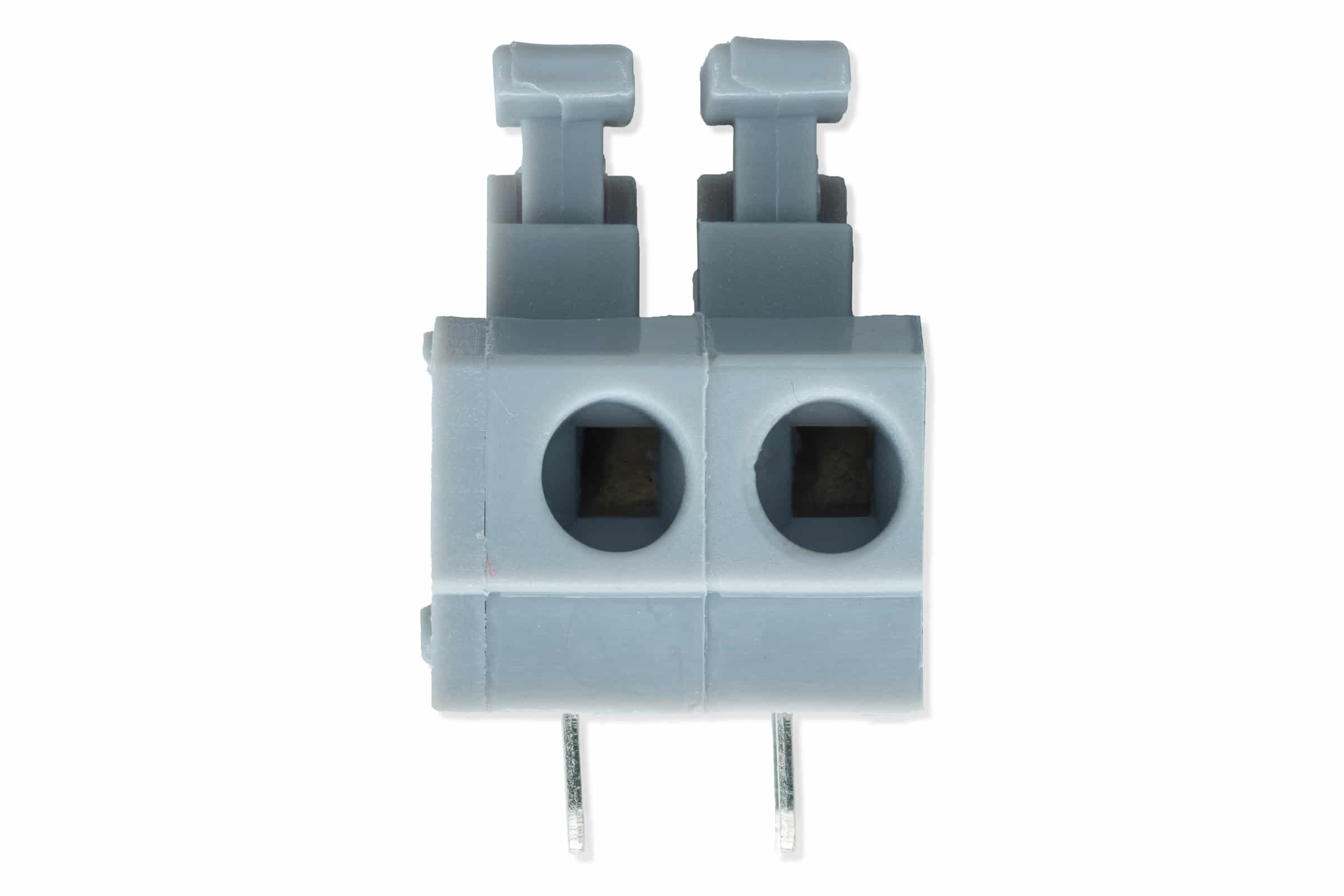 Hot plug terminal 5mm - 2 contacts