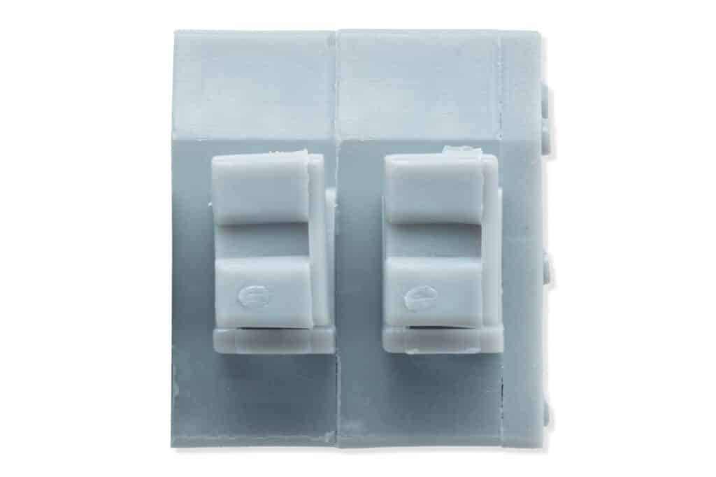 Hot plug terminal 5mm - 2 kontakta-Components