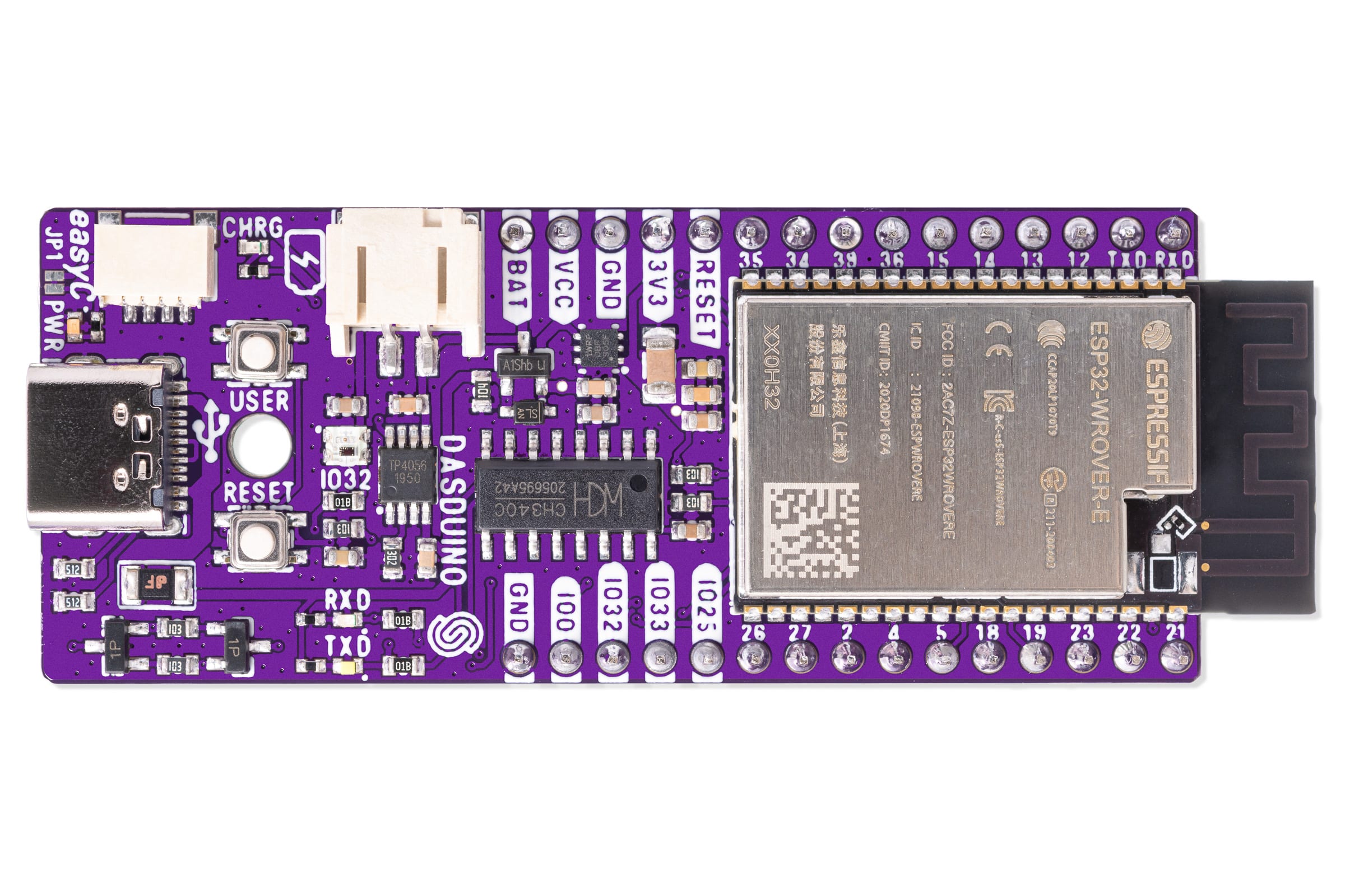Dasduino CONNECTPLUS male headers (ESP32)-Dasduino & Arduino