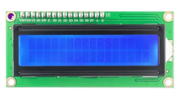 LCD display 16x2 I2C white/blue