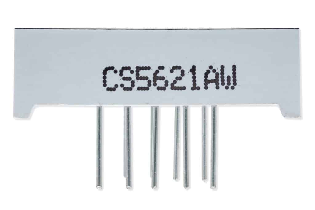 2x LED weiße 7-Segment-Anzeige, gemeinsame Kathode-7-Segment-Anzeige