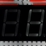 2x LED 7-segment white display, common cathode&nbsp;