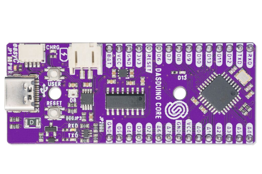 Dasduino CORE male headers (ATmega328)-Dasduino & Arduino
