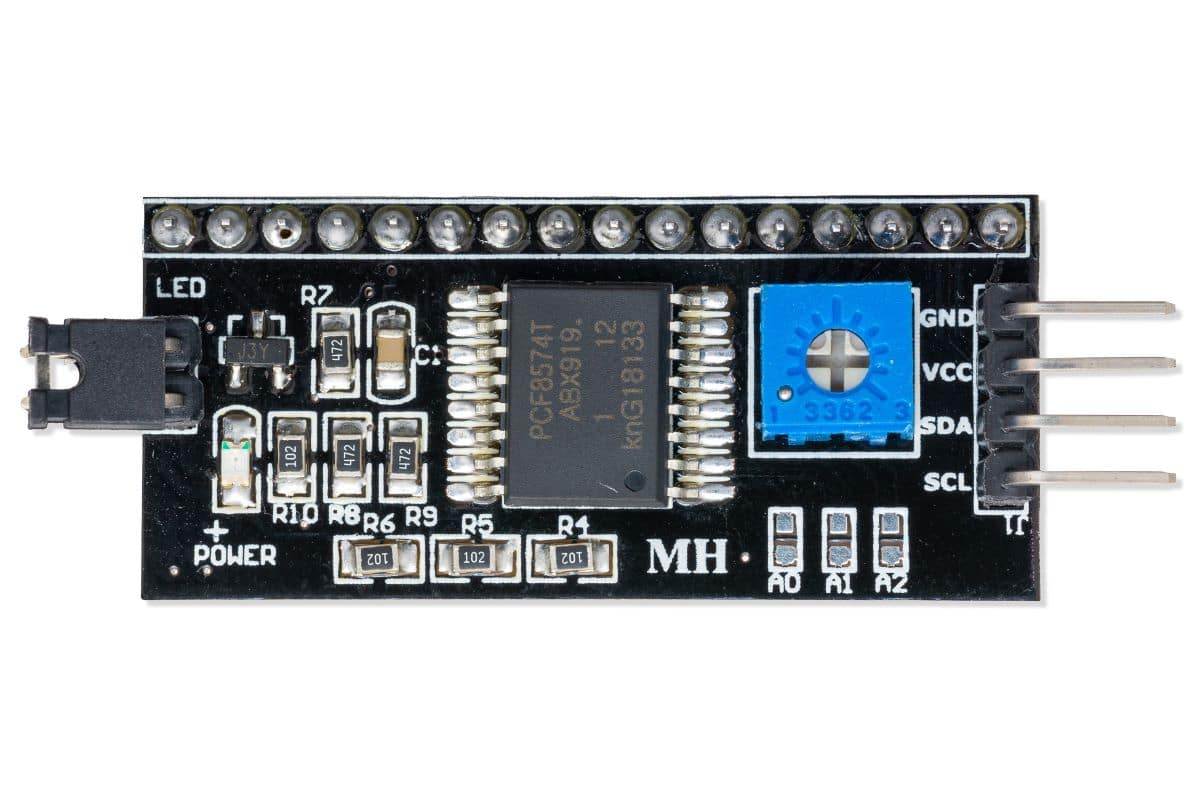 I2C LCD adapter, female header-Actuators