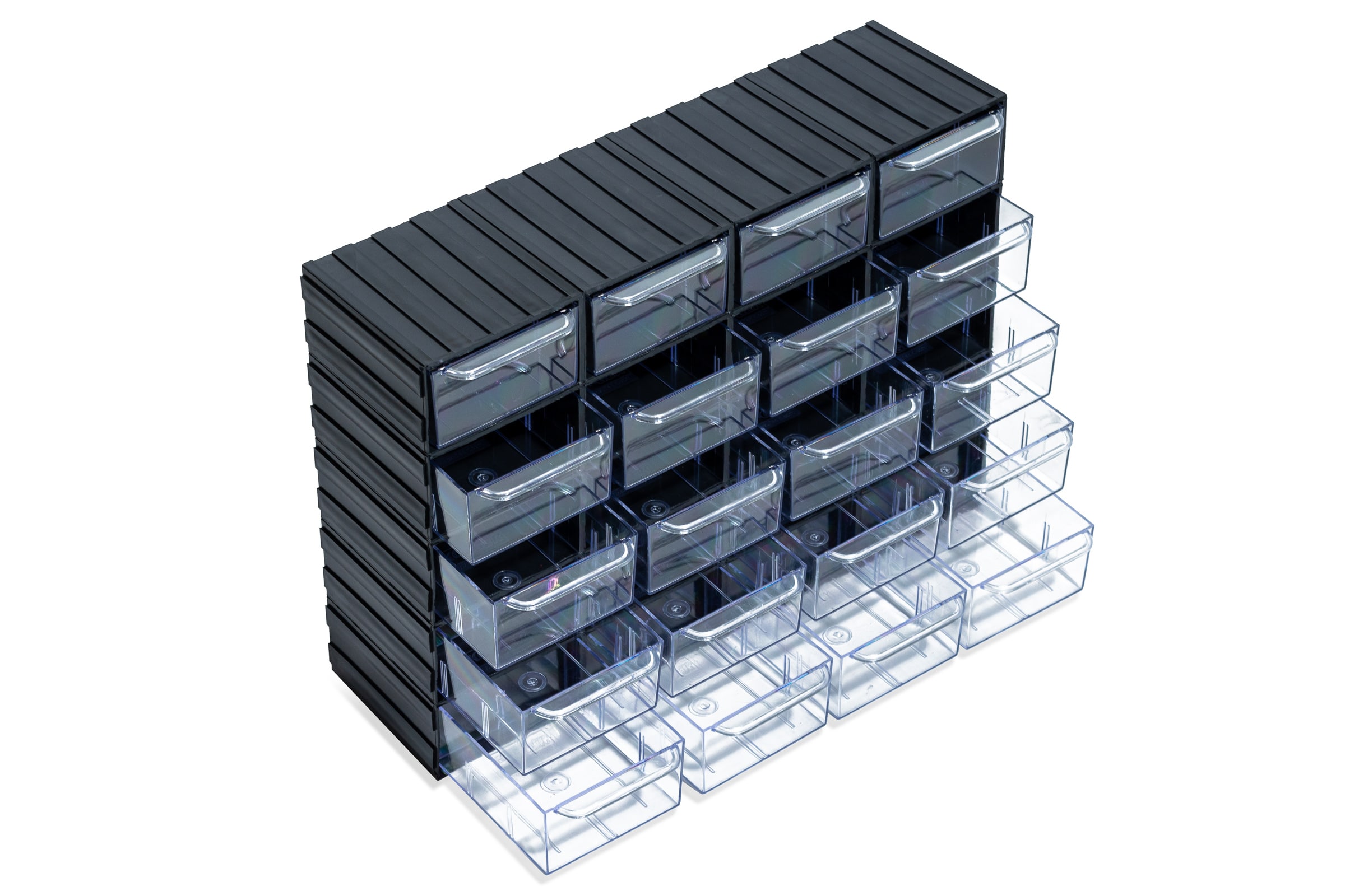 20x durchsichtige Schubladen für Bewahrung 100x56x125mm-Ausverkauf