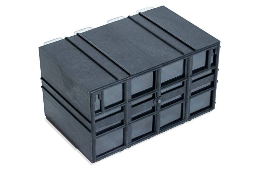 Schrank mit 12 Schubladen 54x34x140mm-Ausverkauf