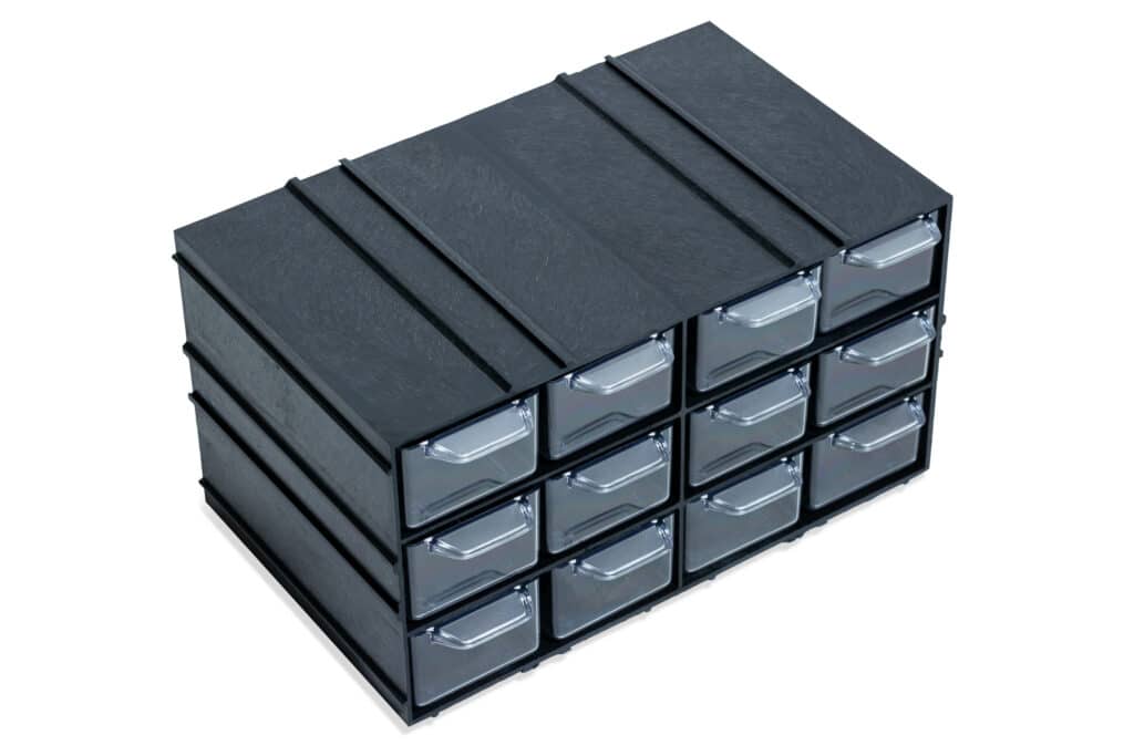 Schrank mit 12 Schubladen 54x34x140mm-Ausverkauf