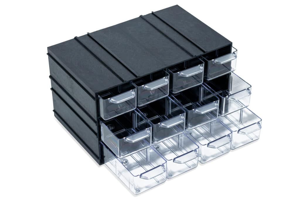 Schrank mit 12 Schubladen 54x34x140mm-Ausverkauf