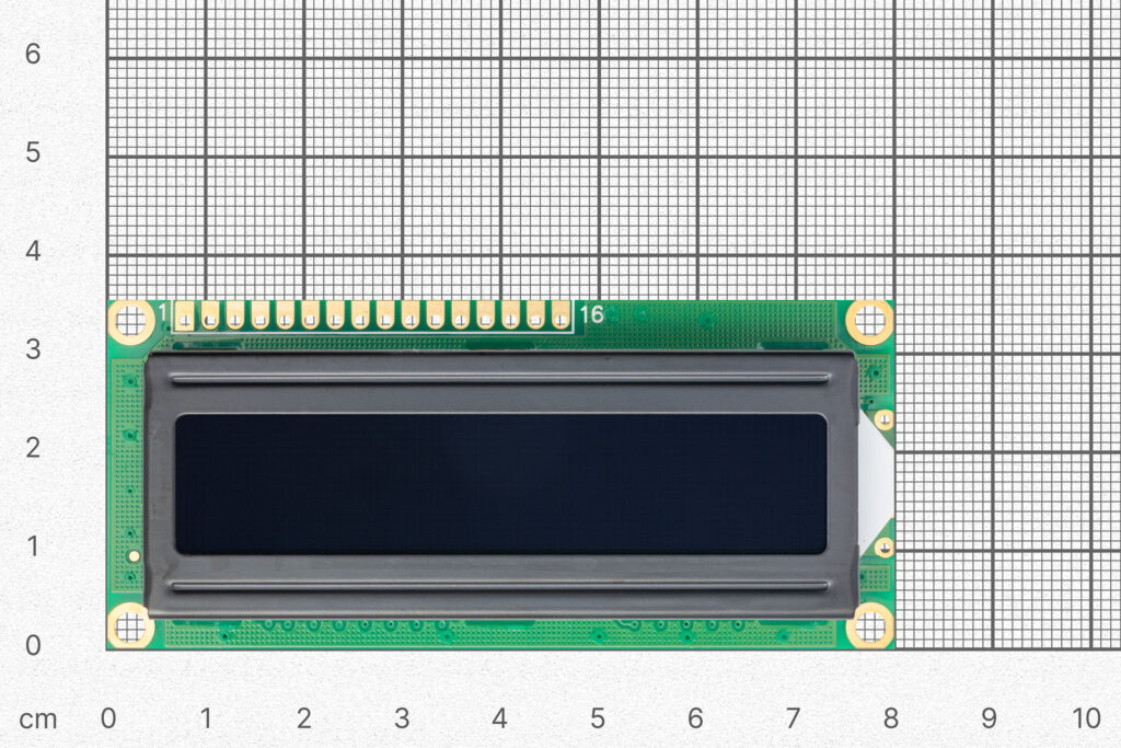 LCD display 16x2 blue/black-Actuators