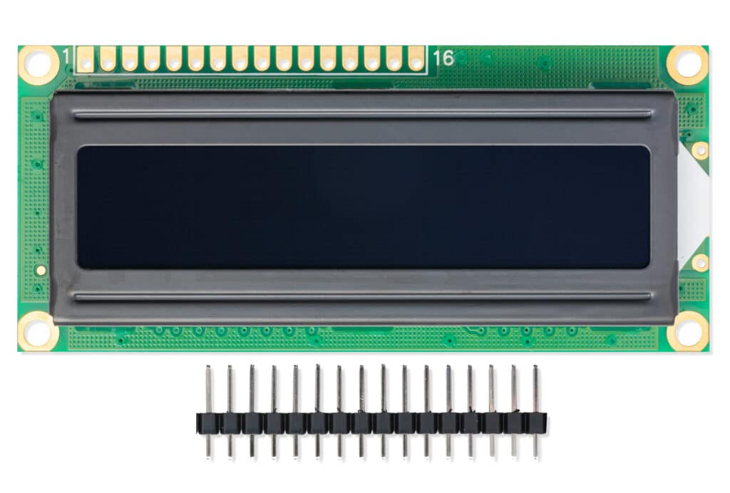 LCD display 16x2 blue/black-Actuators