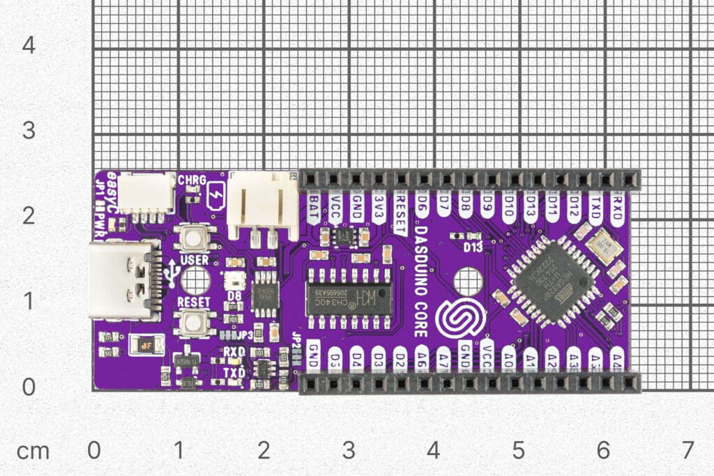 Dasduino CORE with female headers (ATmega328)-Dasduino & Arduino