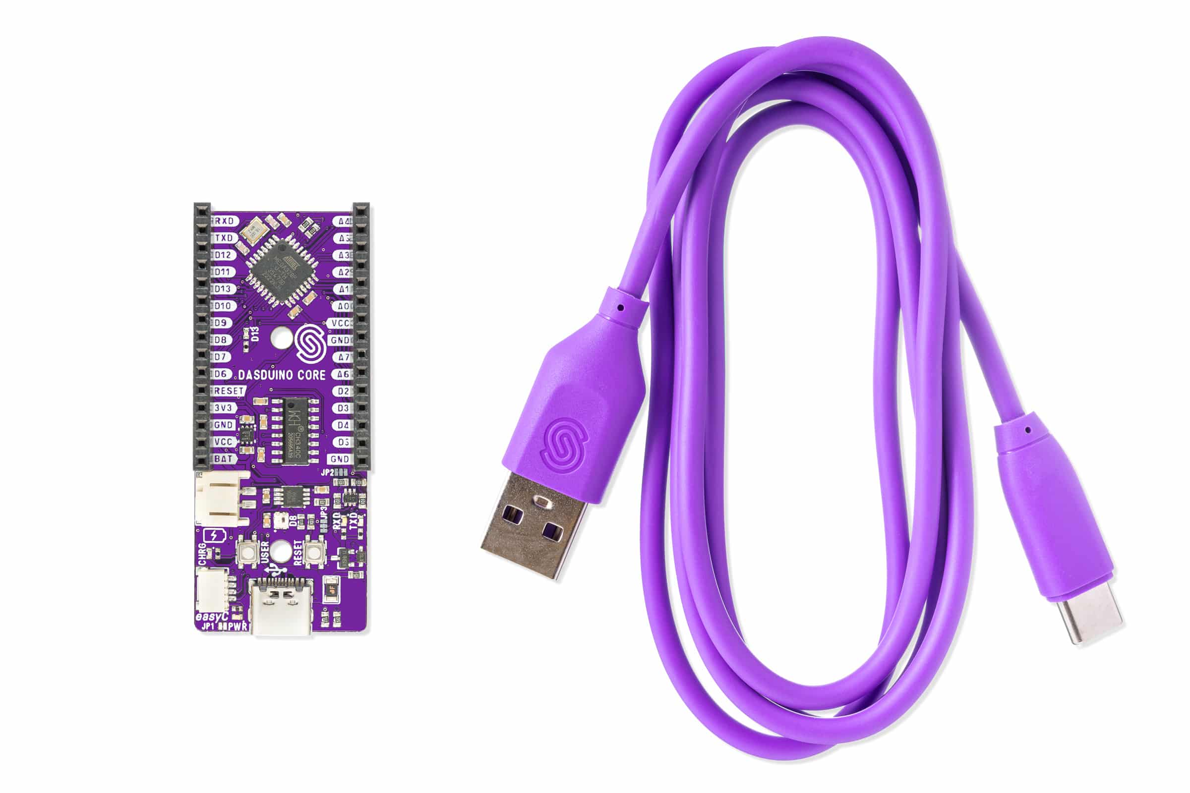Dasduino CORE with female headers (ATmega328)-Dasduino & Arduino