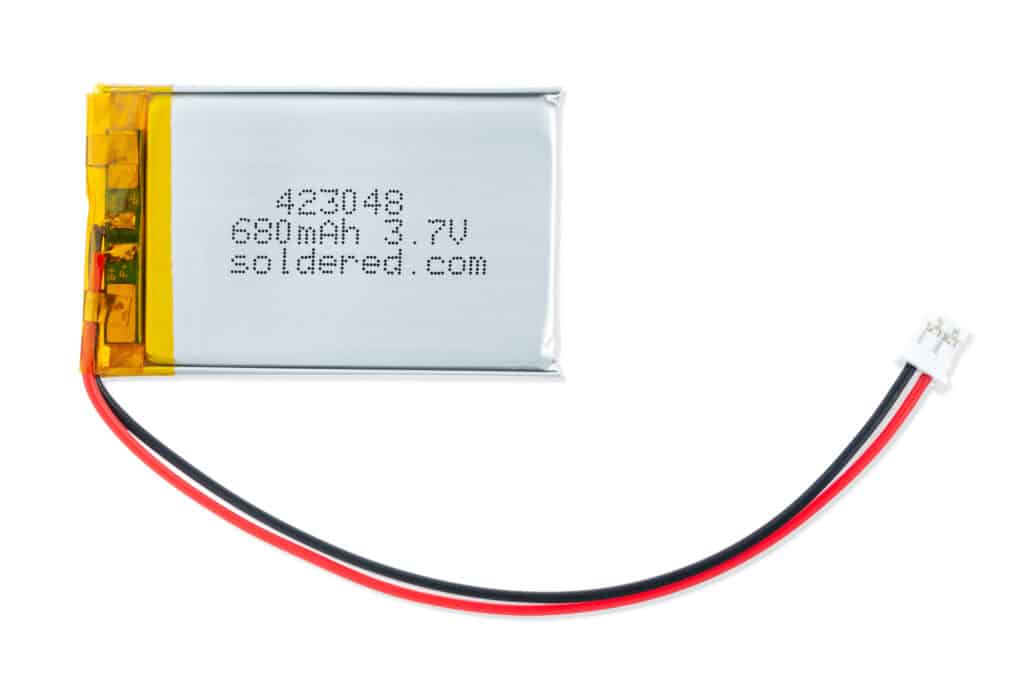 Lithium-Akku 680 mAh 3,7 V - Akkus