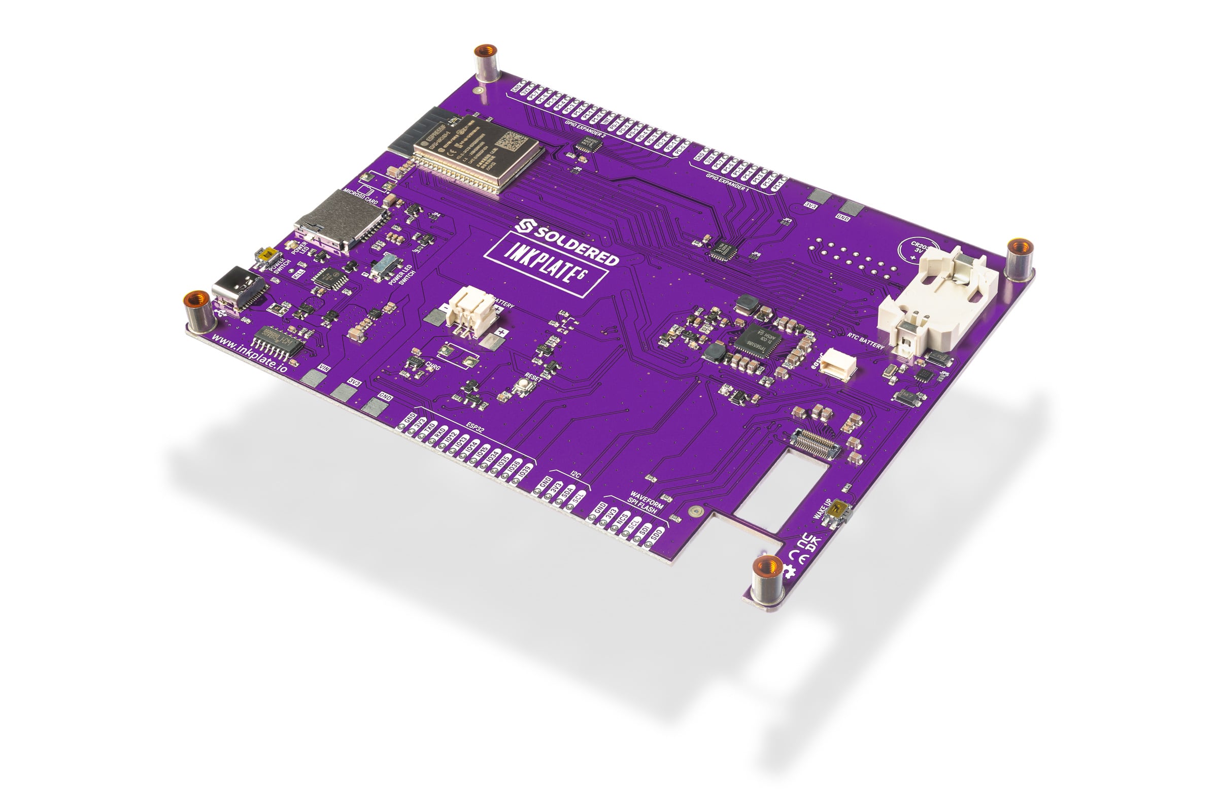 Soldered Inkplate 6 - ohne Bildschirm - Ohne E-Paper Bildschirm