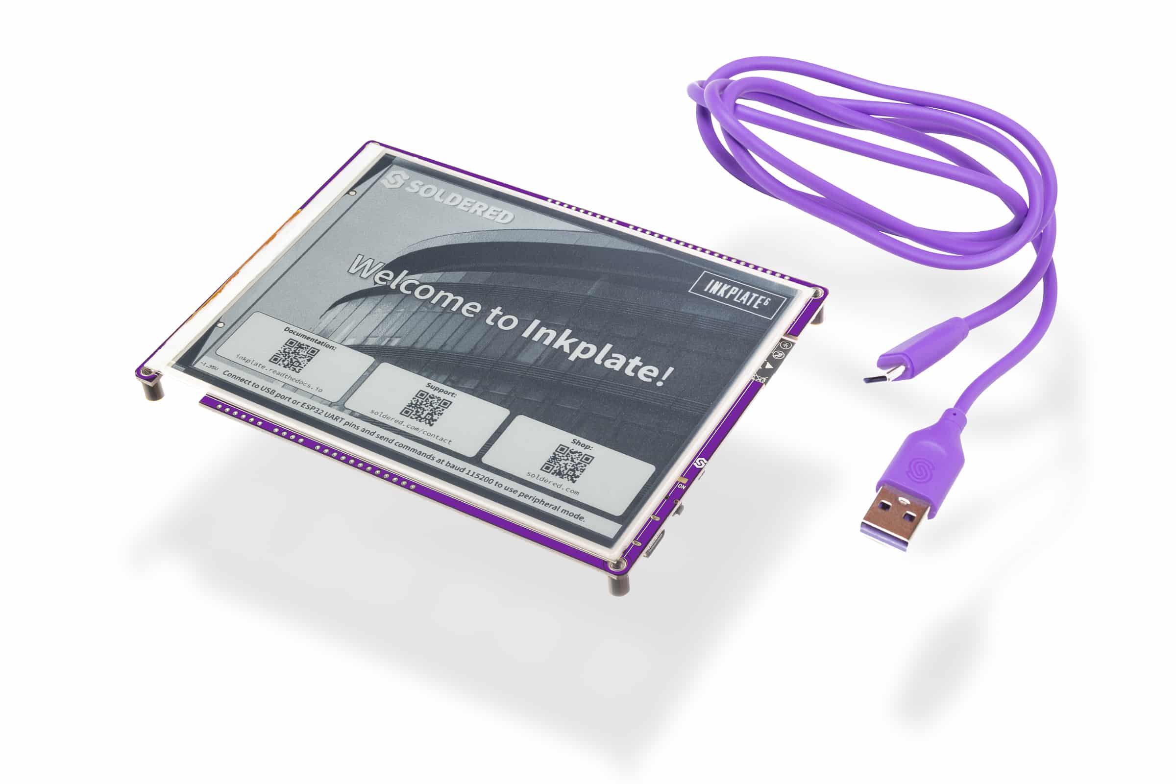 Soldered Inkplate 6 - Platte mit dem 6" E-Paper-4" - 7"