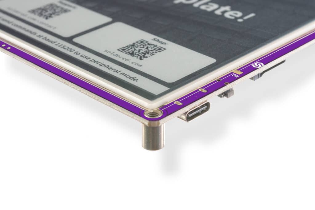 Soldered Inkplate 6 - Platte mit dem 6" E-Paper-4" - 7"