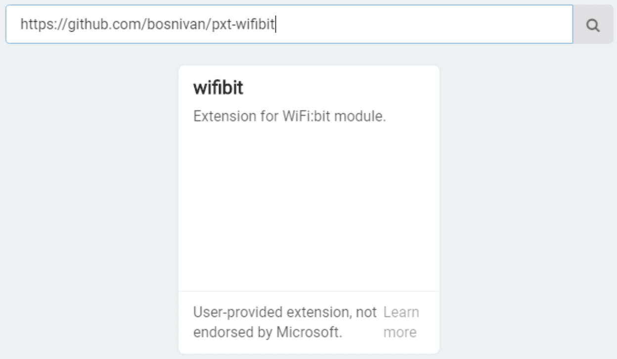 USING WIFI:BIT WITH THE OFFICIAL MAKECODE EXTENSION (PXT-WIFIBIT)-Uncategorized