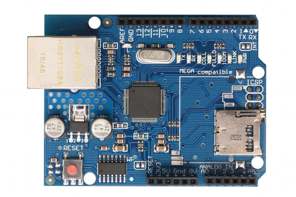 HUM: ARDUINO ETHERNET SHIELD WITH THE W5100-Uncategorized