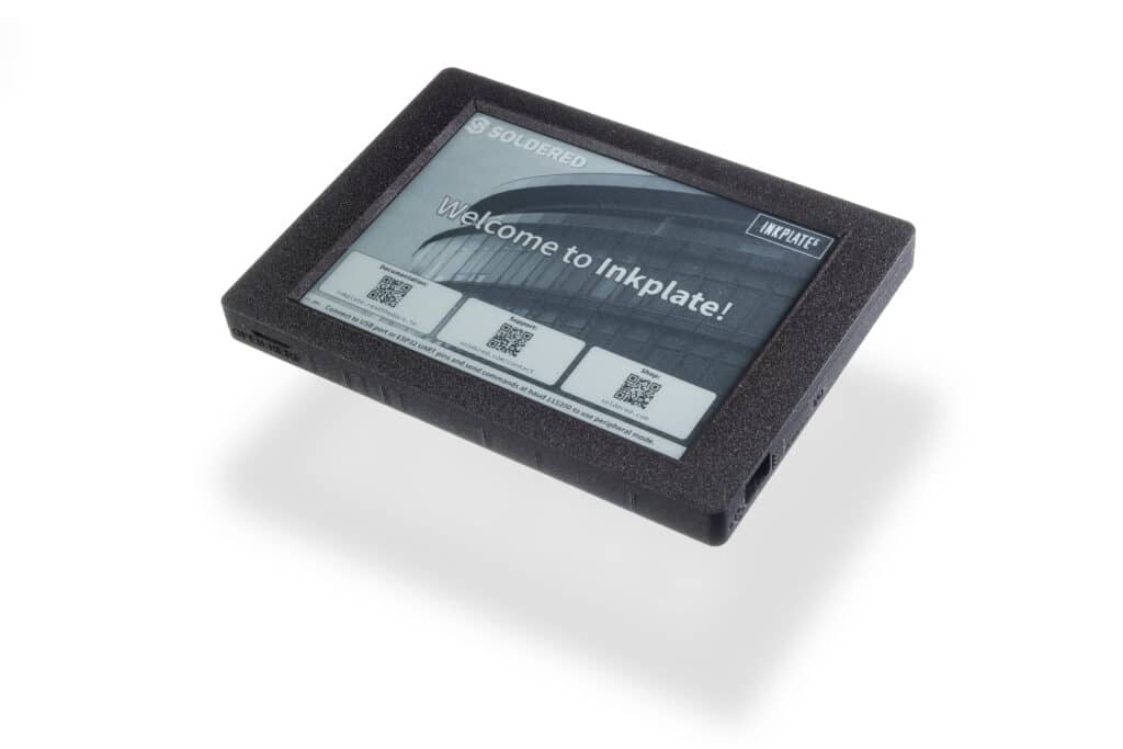 Soldered Inkplate 6 - Platine mit dem 6" E-Paper im Gehäuse - 4" - 7"