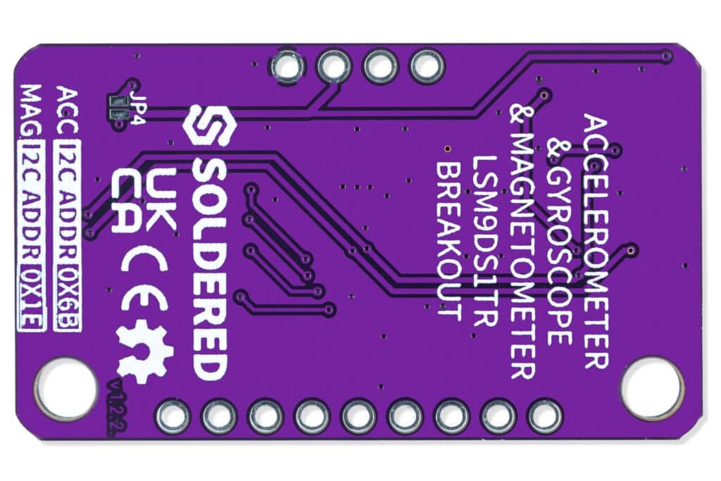 Accelerometer & Gyroscope & Magnetometer LSM9DS1TR 9-DOF breakout-easyC ecosystem