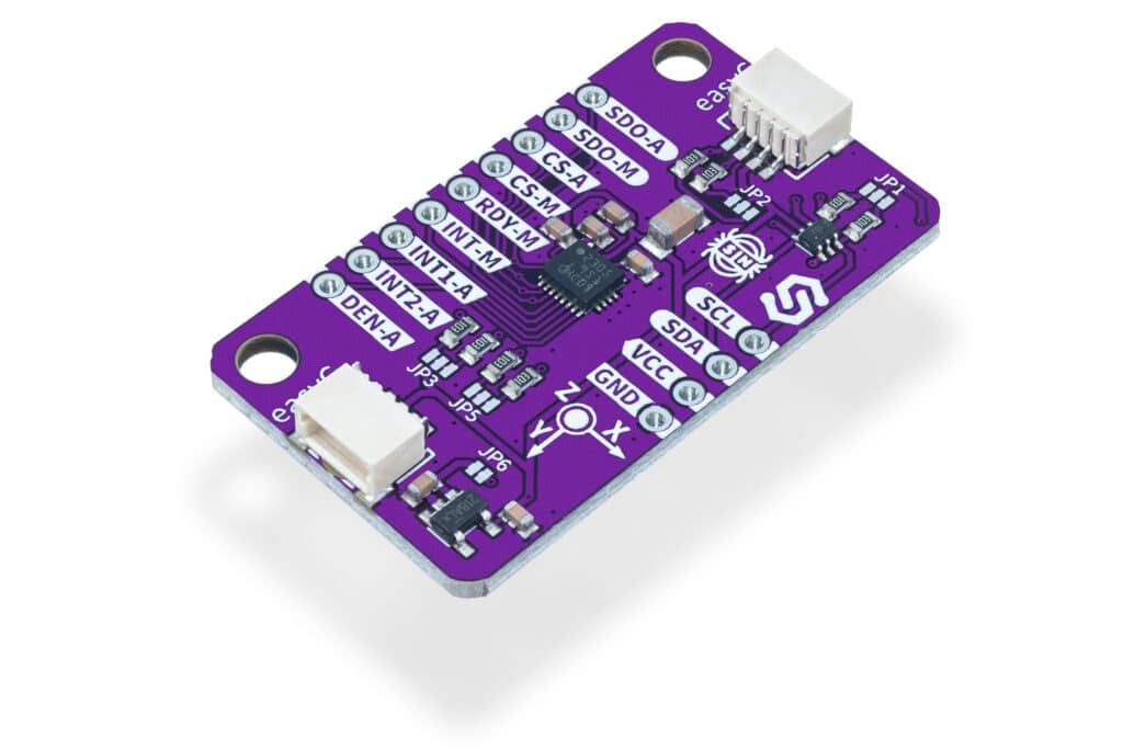 Accelerometer & Gyroscope & Magnetometer LSM9DS1TR 9-DOF breakout-easyC ecosystem