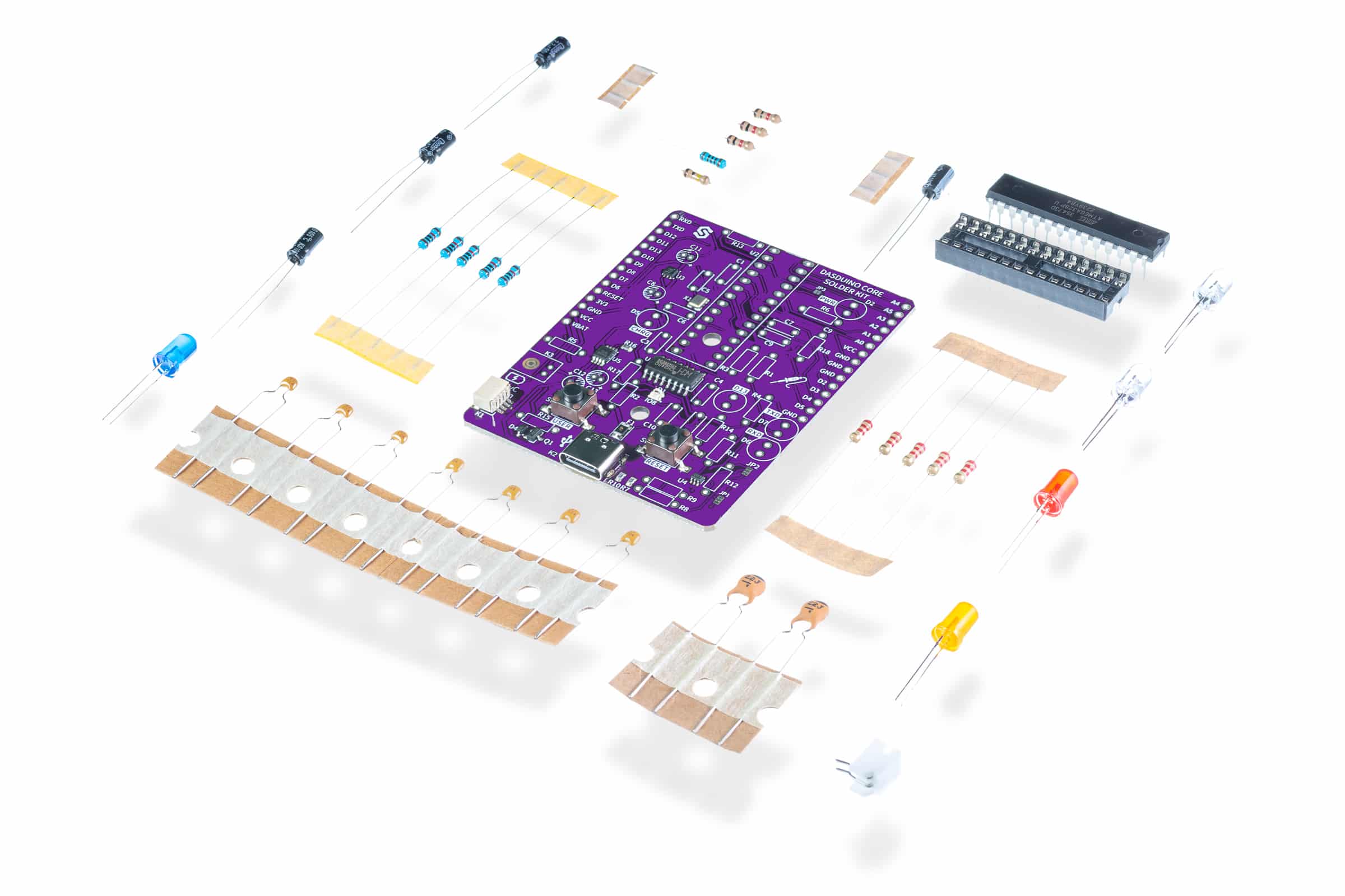 Make your own Dasduino Solder Kit-Dasduino (Arduino-compatible)