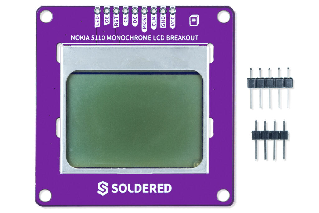 Nokia 5110 monochrome LCD breakout-Actuators-display