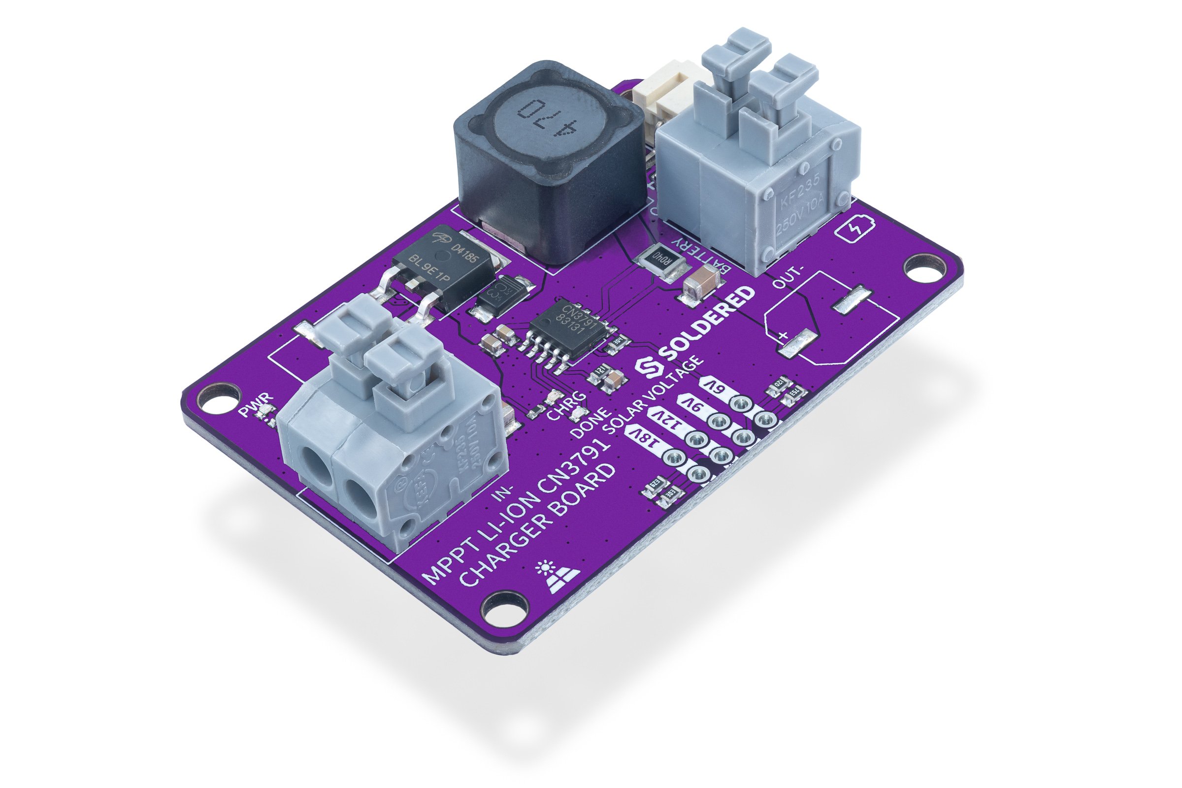 MPPT Li-Ion CN3791 charger board