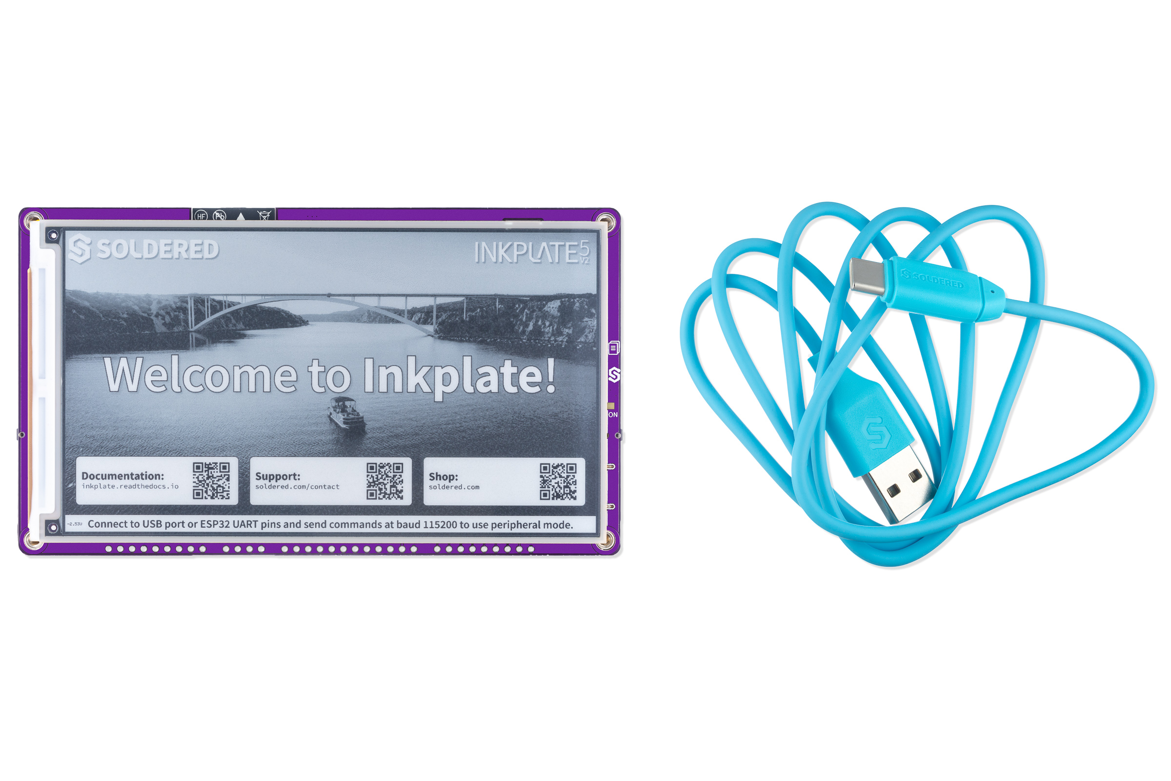 Soldered Inkplate 5 Gen2-Inkplate